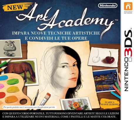 Front Cover for Art Academy: Lessons for Everyone! (Nintendo 3DS) (download release)