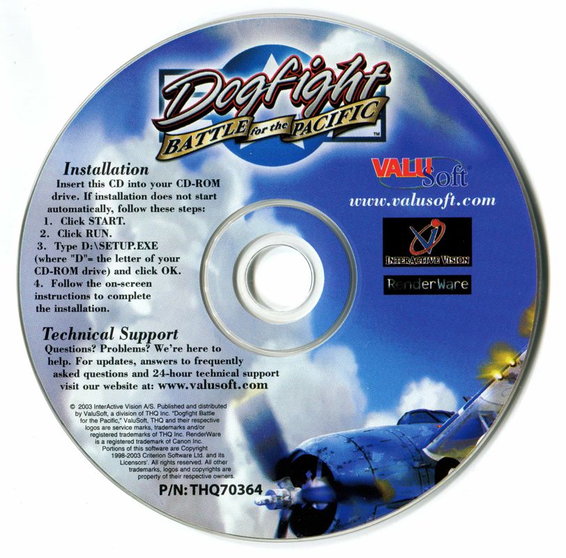 Media for Dogfight: Battle for the Pacific (Windows) (Valusoft release)