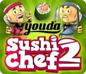 Front Cover for Youda Sushi Chef 2 (Macintosh and Windows) (Big Fish Games release)