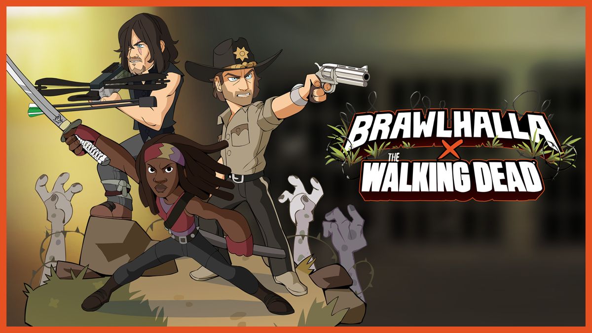 Front Cover for Brawlhalla (Nintendo Switch) (download release): The Walking Dead cover