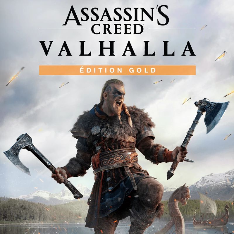 Front Cover for Assassin's Creed: Valhalla (Gold Edition) (PlayStation 4 and PlayStation 5) (download release)