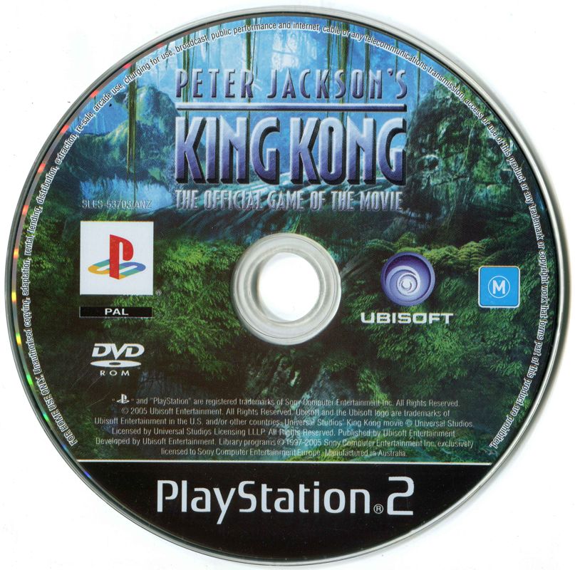 Media for Peter Jackson's King Kong: The Official Game of the Movie (PlayStation 2)