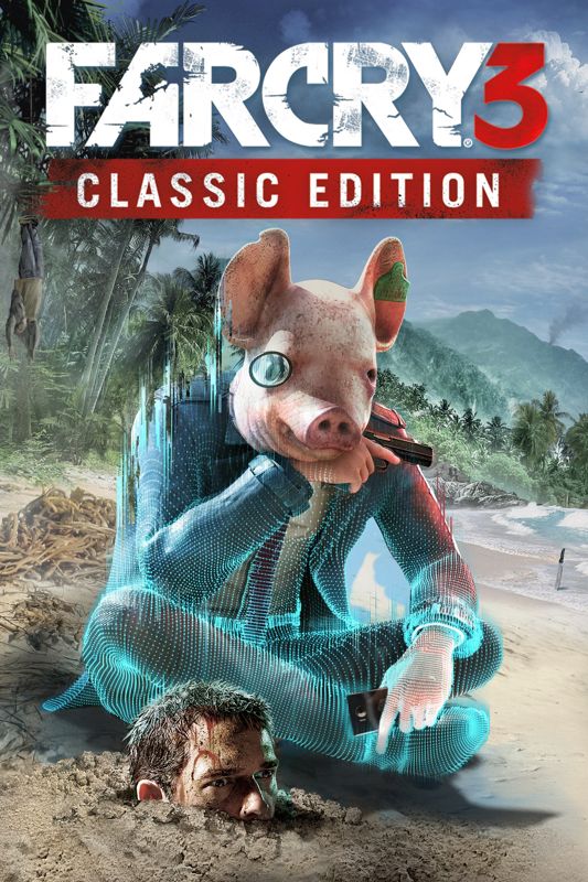 Front Cover for Far Cry 3: Classic Edition (Xbox One) (download release): Ubisoft sale (October 2020) cover, hacked by DedSec