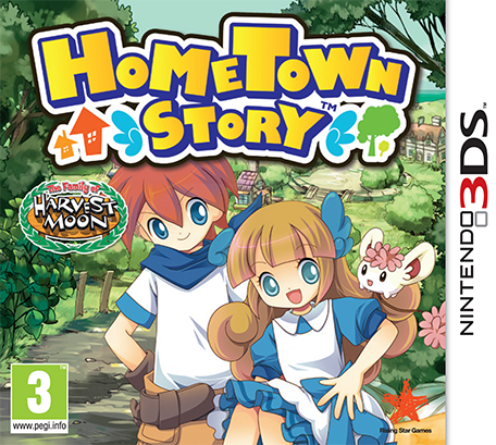 Front Cover for Hometown Story (Nintendo 3DS) (download release)