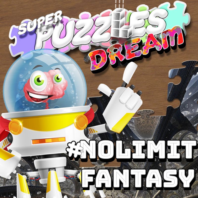 Front Cover for #NoLimitFantasy: Super Puzzles Dream (Nintendo Switch) (download release)