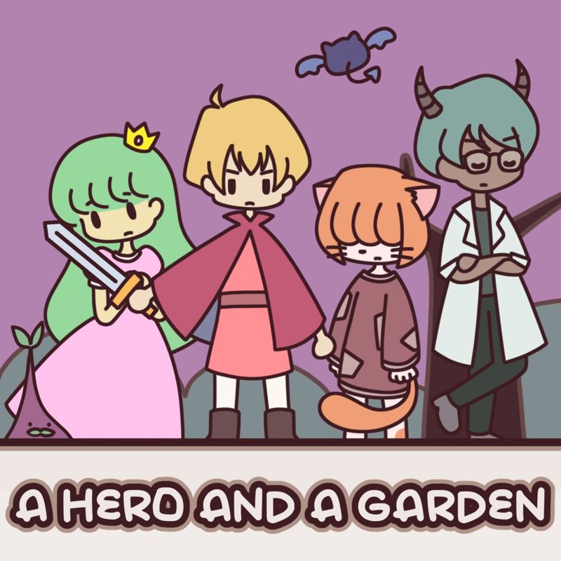 Front Cover for A Hero and a Garden (PlayStation 4) (download release)