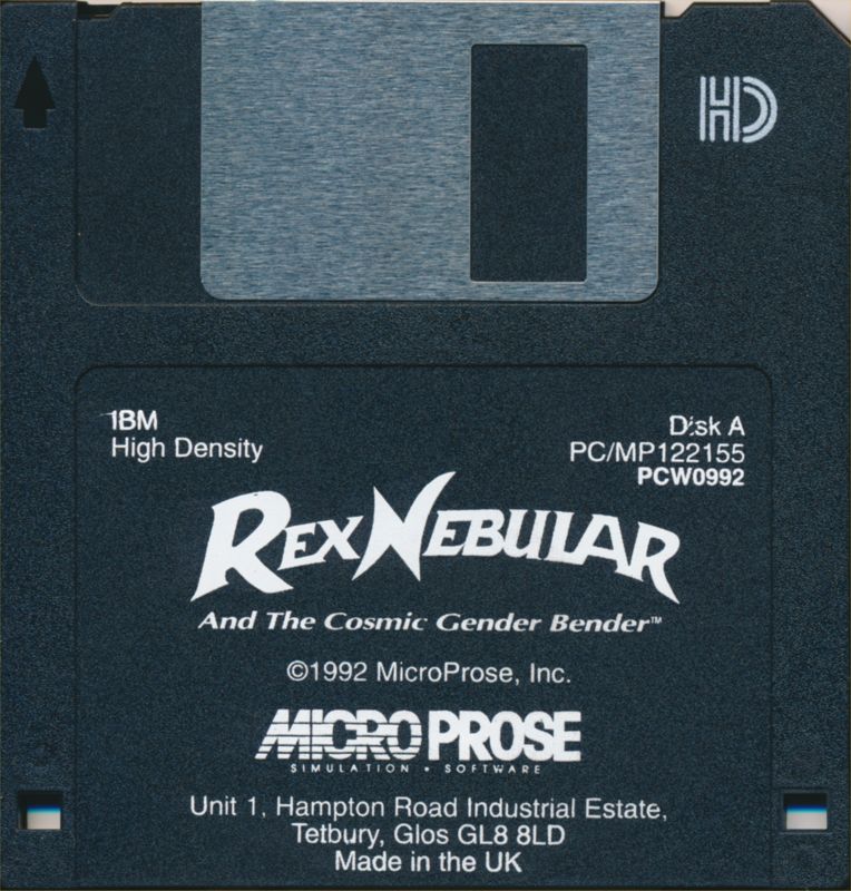 Media for Rex Nebular and the Cosmic Gender Bender (DOS): Disk A