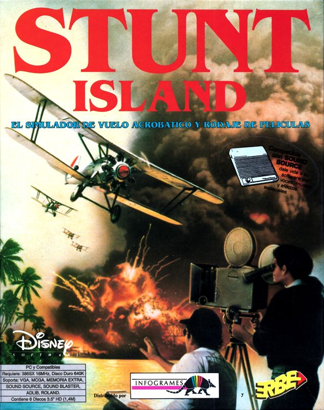 Front Cover for Stunt Island (DOS)
