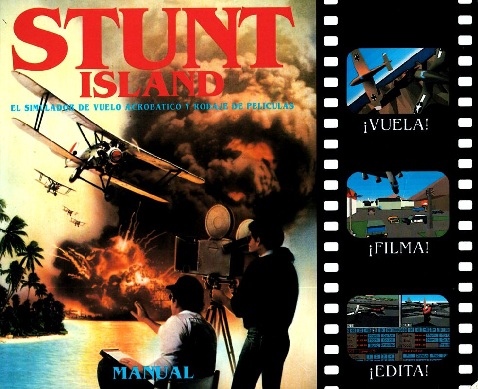 Manual for Stunt Island (DOS): Front