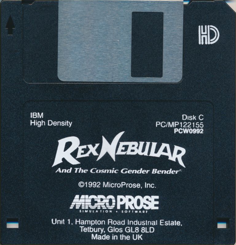 Media for Rex Nebular and the Cosmic Gender Bender (DOS): Disk C