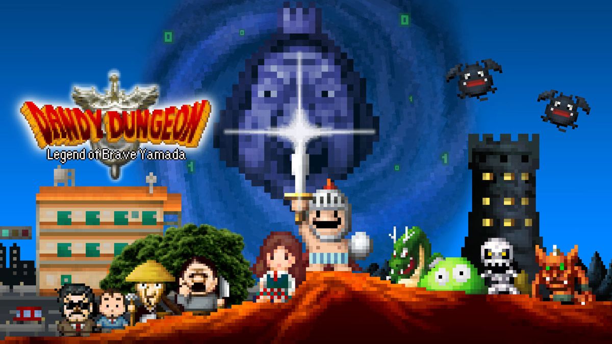 Front Cover for Dandy Dungeon: Legend of Brave Yamada (Nintendo Switch) (download release): 2nd version