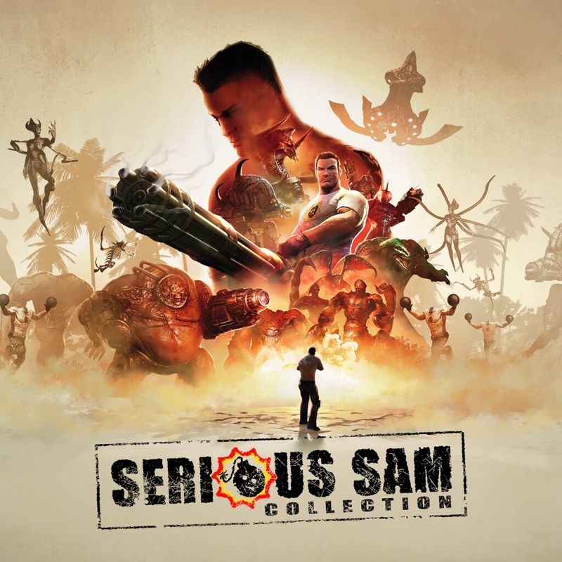 Front Cover for Serious Sam Collection (PlayStation 4) (download release)