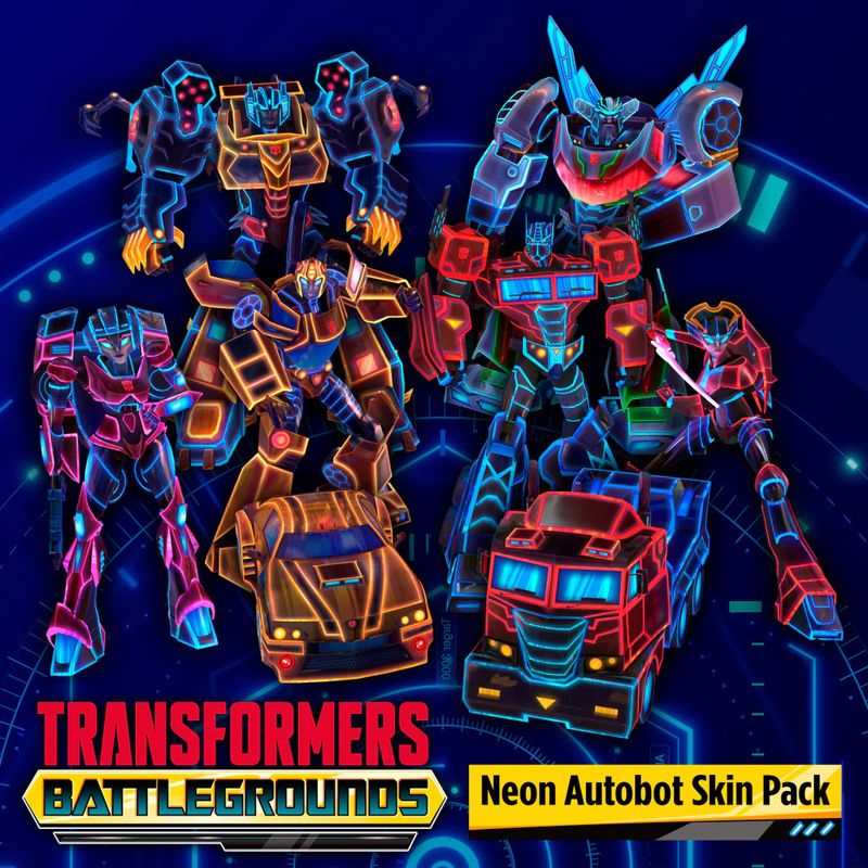 Front Cover for Transformers: Battlegrounds - Neon Autobot Skin Pack (PlayStation 4) (download release)