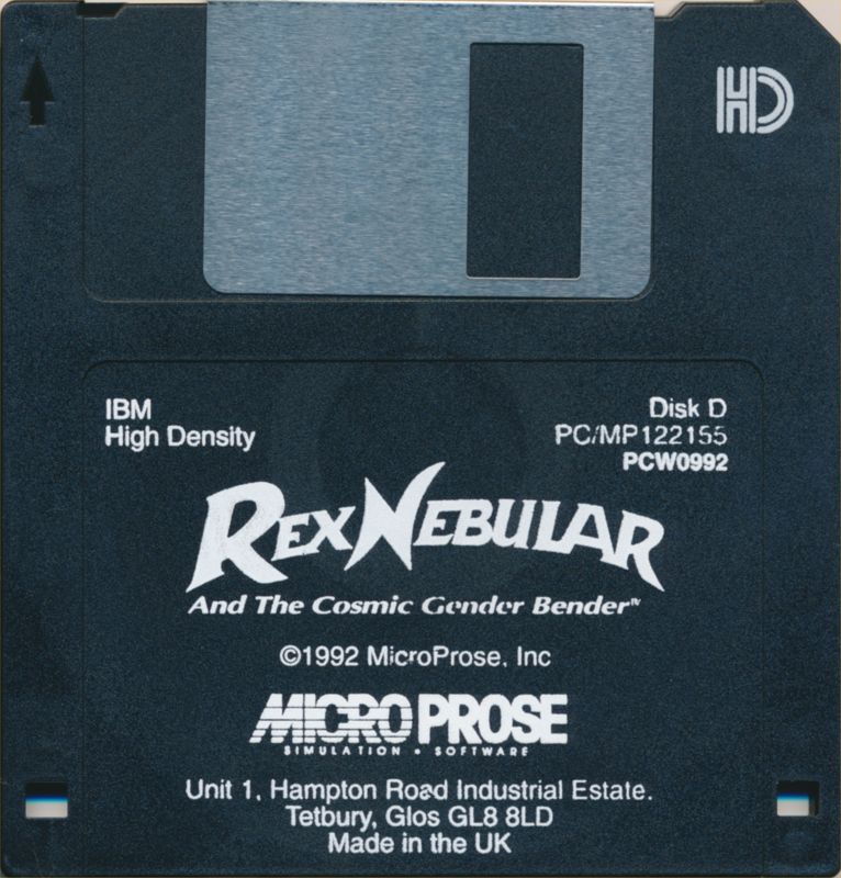 Media for Rex Nebular and the Cosmic Gender Bender (DOS): Disk D