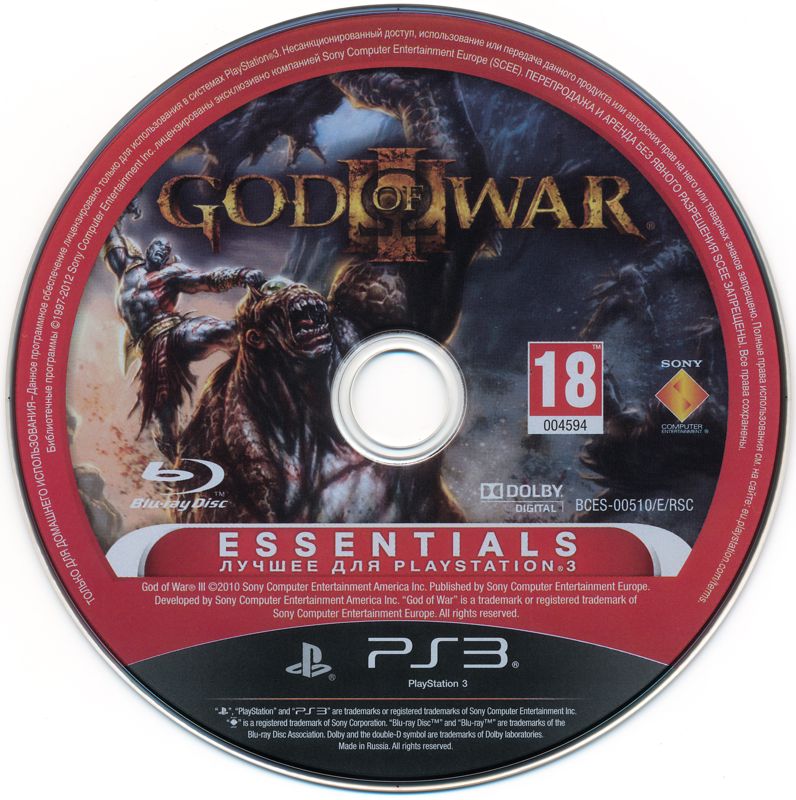 Jeu God Of War III - Version PlayStation 3 - Édition PAL - Très Bon État