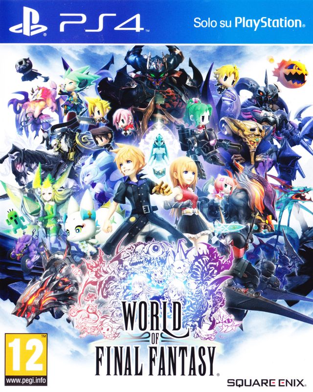 Front Cover for World of Final Fantasy (PlayStation 4)