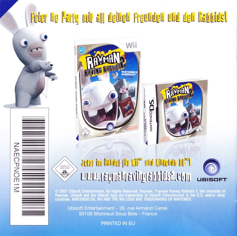 Manual for Math Play (Nintendo DS): Back