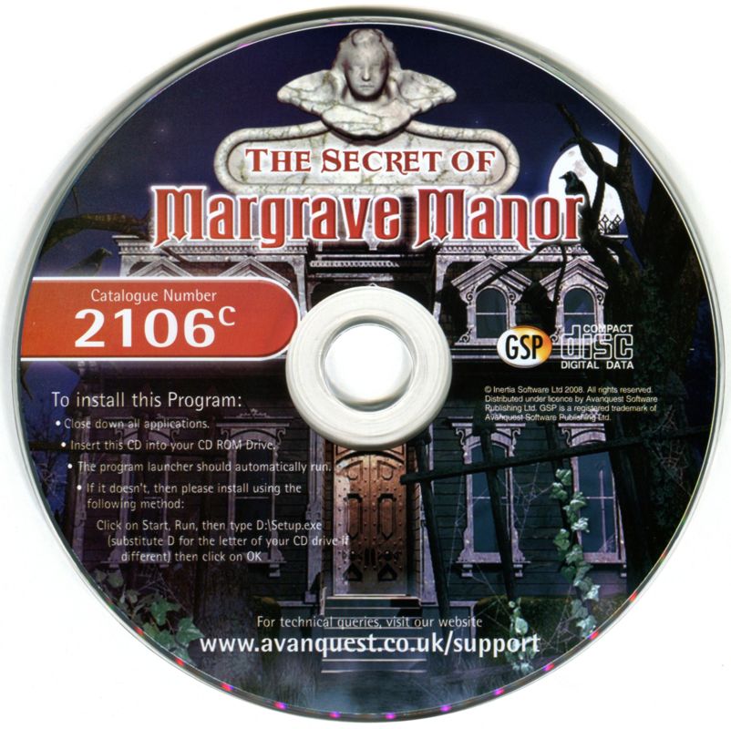 Media for The Secret of Margrave Manor (Windows)