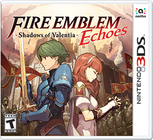 Front Cover for Fire Emblem Echoes: Shadows of Valentia (Nintendo 3DS) (download release): 1st version
