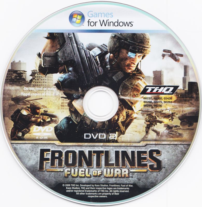 Media for Frontlines: Fuel of War (Windows): Disc 2