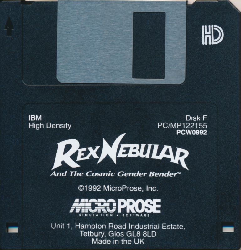 Media for Rex Nebular and the Cosmic Gender Bender (DOS): Disk F