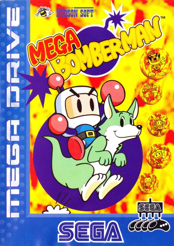 Front Cover for Mega Bomberman (Genesis) (First release)