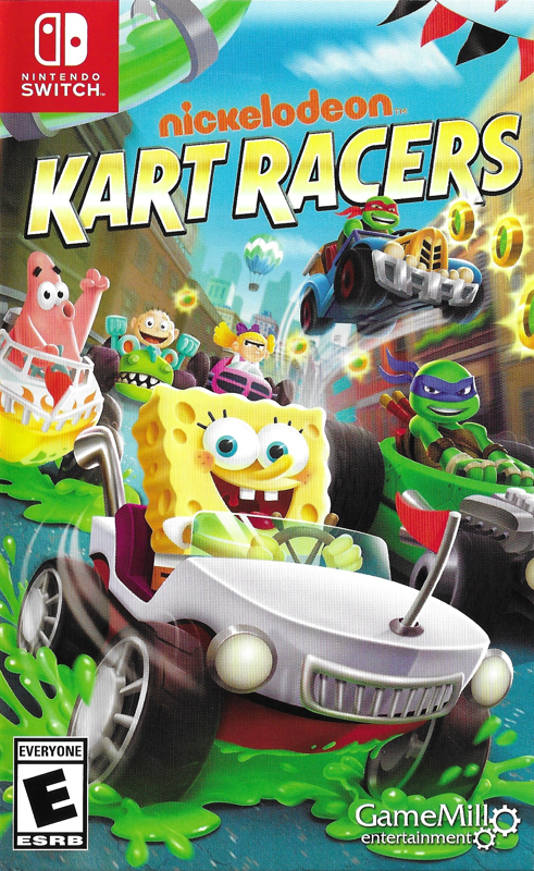 Front Cover for Nickelodeon Kart Racers (Nintendo Switch)