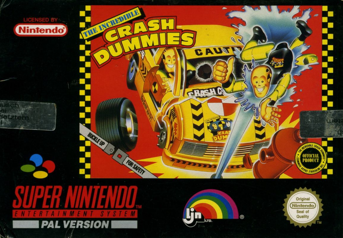 Front Cover for The Incredible Crash Dummies (SNES)