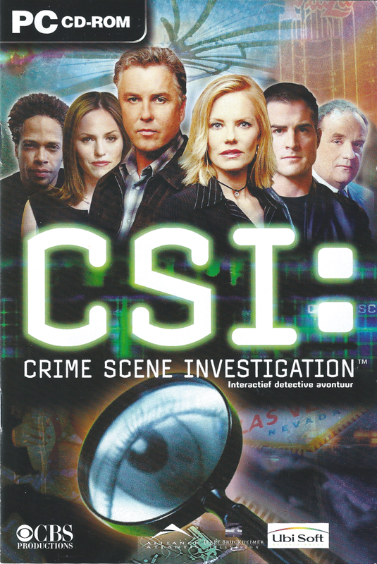 Manual for CSI: Crime Scene Investigation (Windows): Front