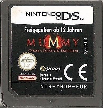 Media for The Mummy: Tomb of the Dragon Emperor (Nintendo DS): Front