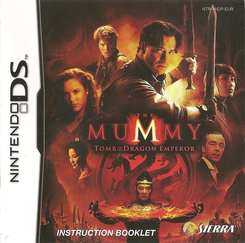 Manual for The Mummy: Tomb of the Dragon Emperor (Nintendo DS): Front