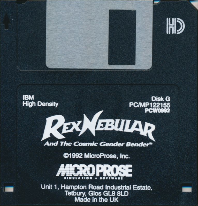 Media for Rex Nebular and the Cosmic Gender Bender (DOS): Disk G