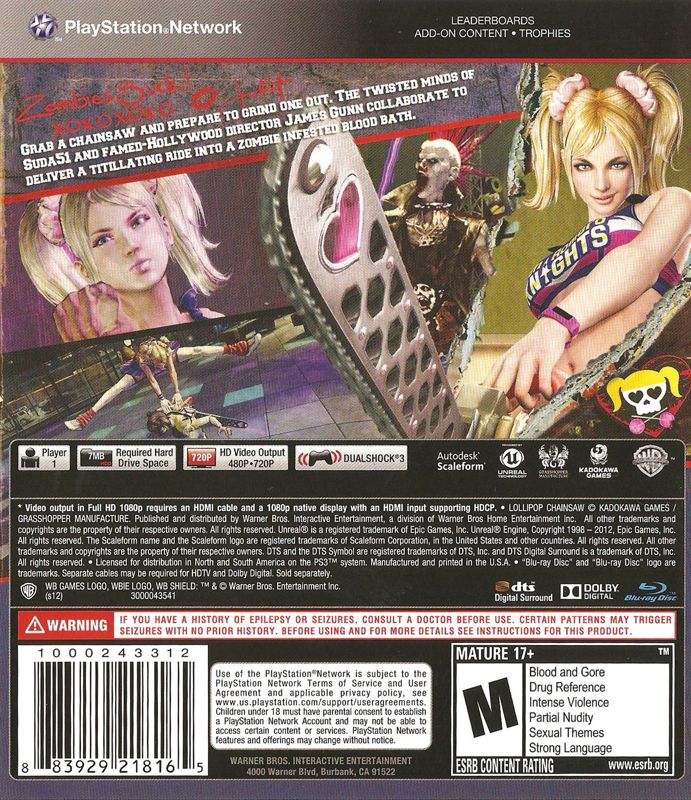 Lollipop chainsaw ps3