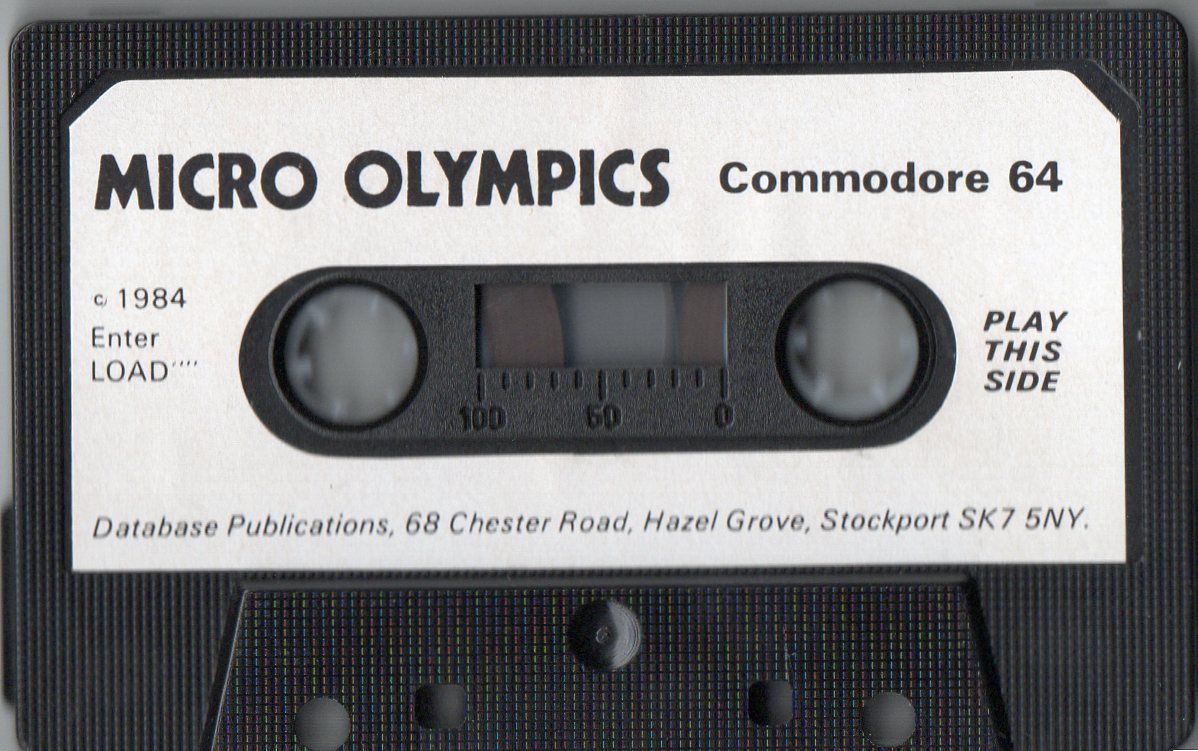 Media for Micro Olympics (Commodore 64)