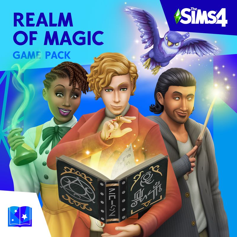 Front Cover for The Sims 4: Realm of Magic (PlayStation 4) (download release)