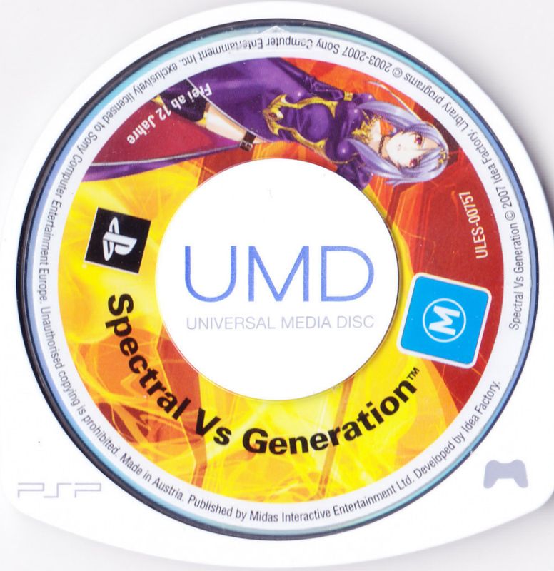Media for Spectral VS Generation (PSP)