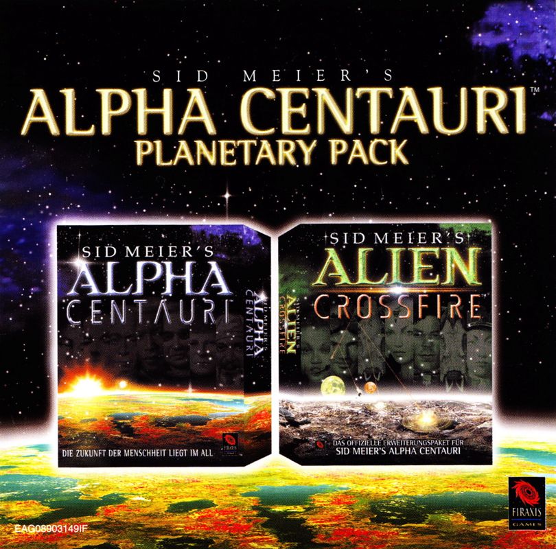 Other for Sid Meier's Alpha Centauri: Planetary Pack (Windows): Jewel Case - Front