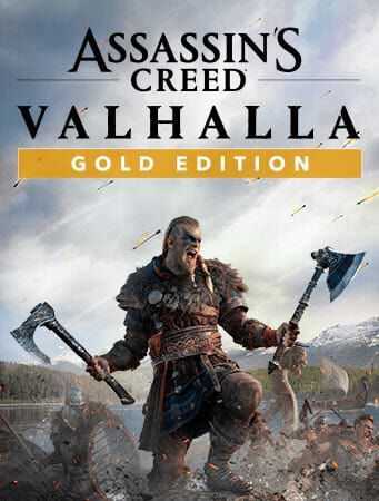 Front Cover for Assassin's Creed: Valhalla (Gold Edition) (Windows) (Ubisoft Store download release)