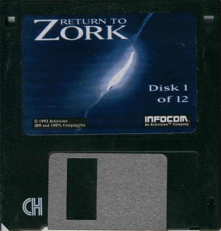 Media for Return to Zork (DOS): Disk 1