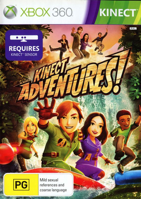 Front Cover for Kinect Adventures! (Xbox 360)