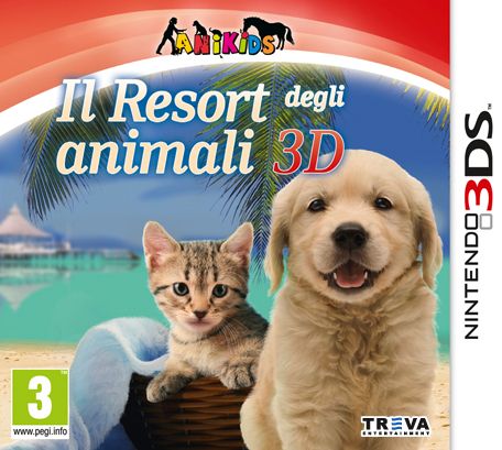 Front Cover for Paws & Claws: Pampered Pets Resort 3D (Nintendo 3DS) (download release)