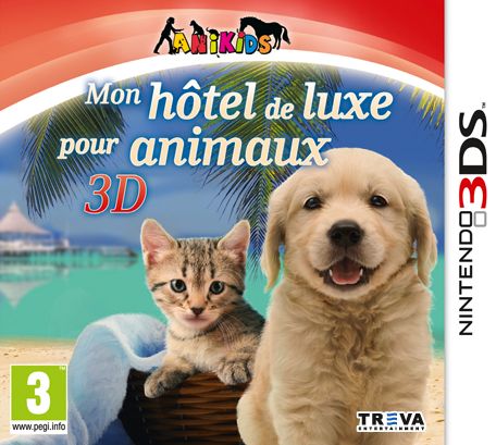 Front Cover for Paws & Claws: Pampered Pets Resort 3D (Nintendo 3DS) (download release)