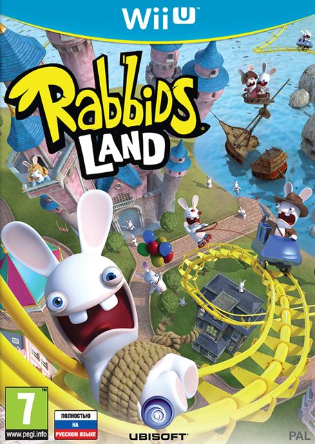 Front Cover for Rabbids Land (Wii U) (download release)