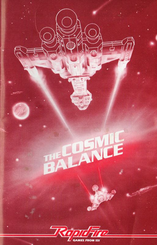 Manual for The Cosmic Balance (Commodore 64)