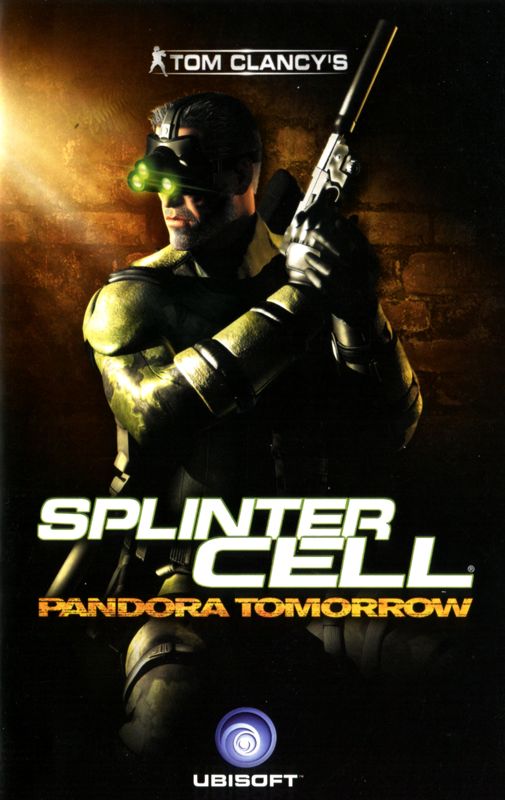 Manual for Tom Clancy's Splinter Cell: Pandora Tomorrow (PlayStation 2): Front