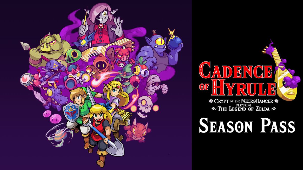 Front Cover for Cadence of Hyrule: Crypt of the NecroDancer featuring the Legend of Zelda - Season Pass (Nintendo Switch) (download release)