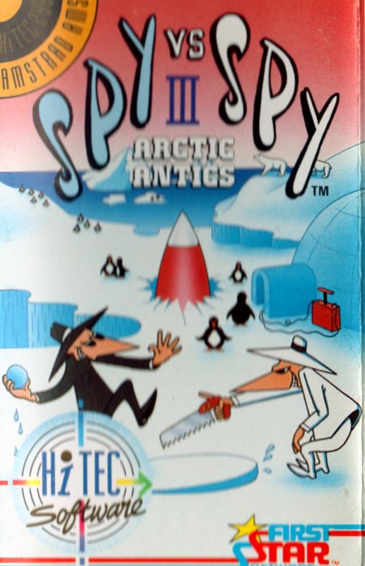 Front Cover for Spy vs. Spy III: Arctic Antics (Amstrad CPC) (Hi Tec Software budget release)