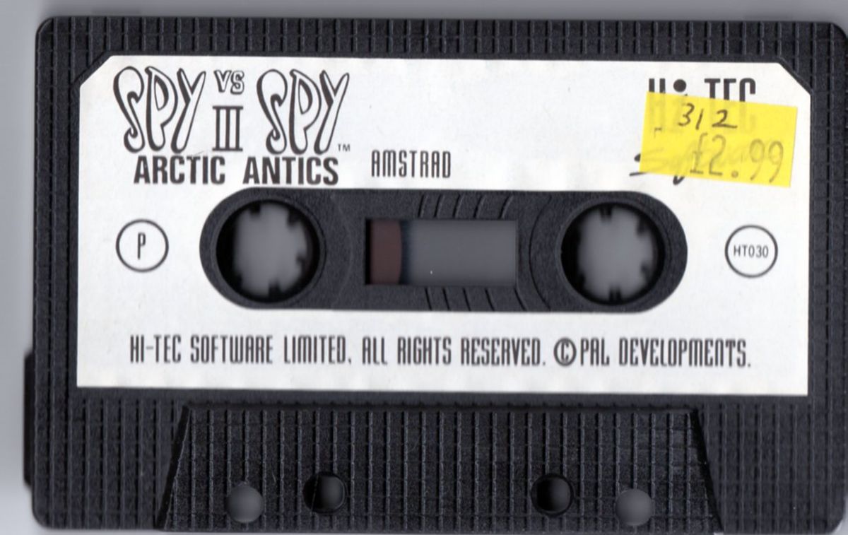 Media for Spy vs. Spy III: Arctic Antics (Amstrad CPC) (Hi Tec Software budget release)
