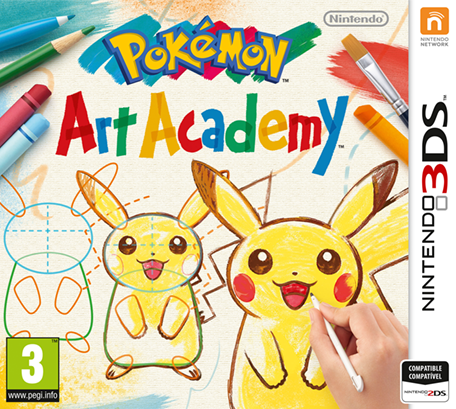 Front Cover for Pokémon Art Academy (Nintendo 3DS) (download release)