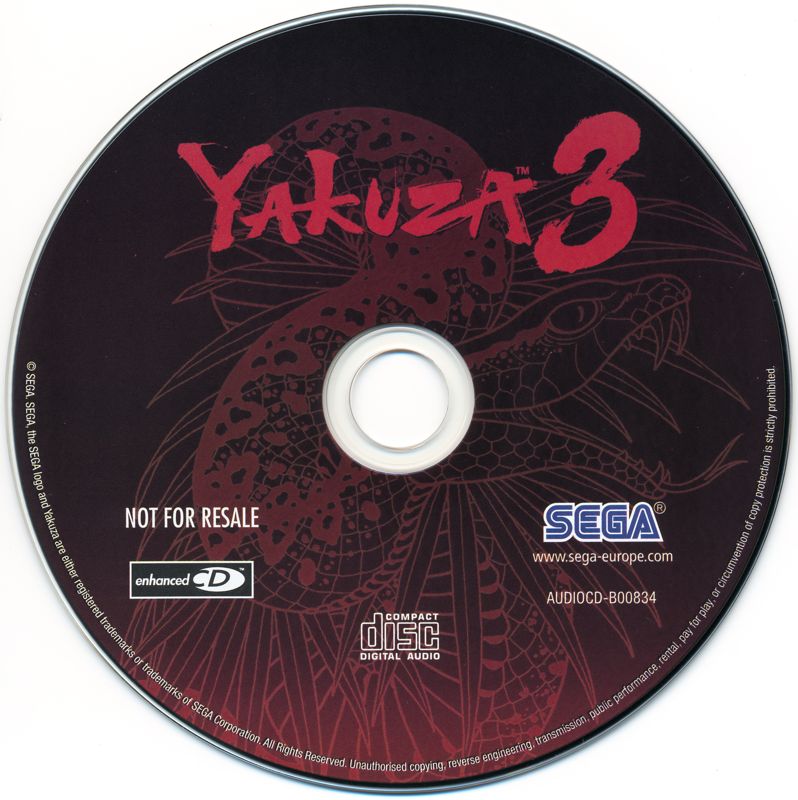 Soundtrack for Yakuza 3 (PlayStation 3)